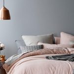 A House In Gray And Pastel Pink