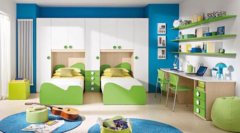 Design Of A Children's Room For A Girl And A Boy