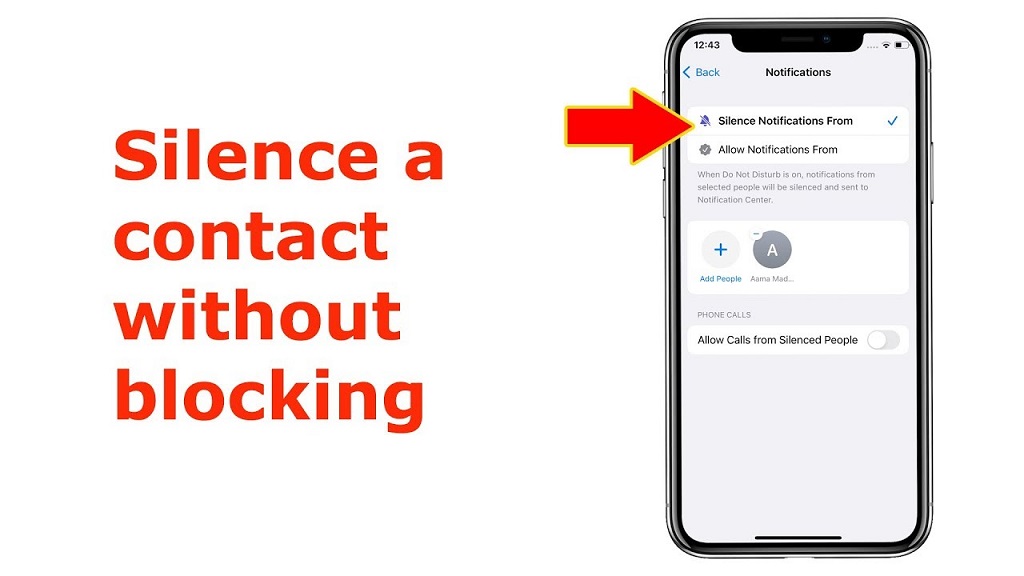 Can I silence notifications for multiple people at once