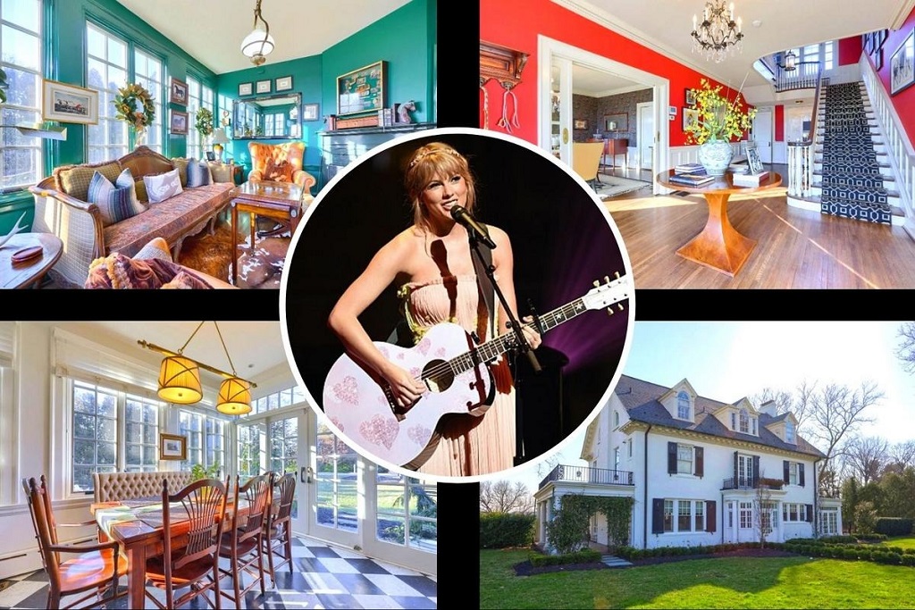 How long did Taylor Swift live in her Pennsylvania childhood home